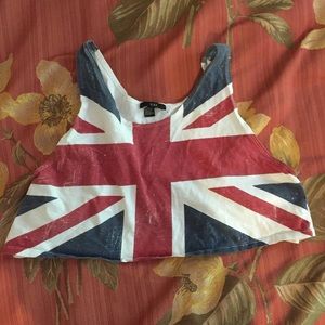 Medium Forever21 Tank Top Union Jack
